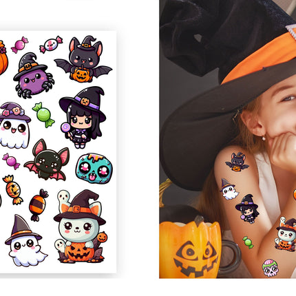 Halloween Fake Tattoos