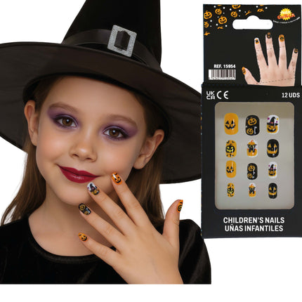Halloween Fake Nails for Kids