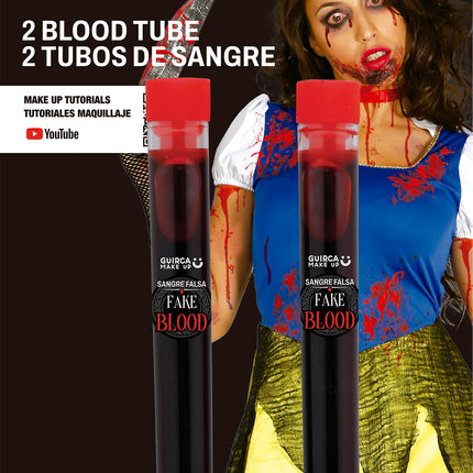 Halloween Fake Blood Tubes, 2-Pack