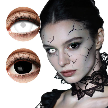 Pair of 6-month Mini Sclera Eclipse Contact Lenses