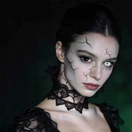 Pair of 6-month Mini Sclera Eclipse Contact Lenses