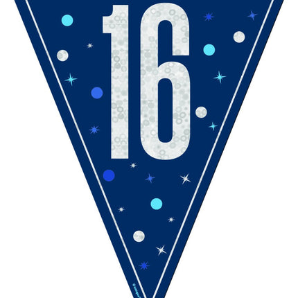 16 Jaar Slinger Blauw 2,5m van Unique koop je bij Partywinkel