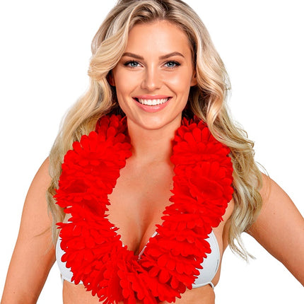 Red Hawaiian Lei