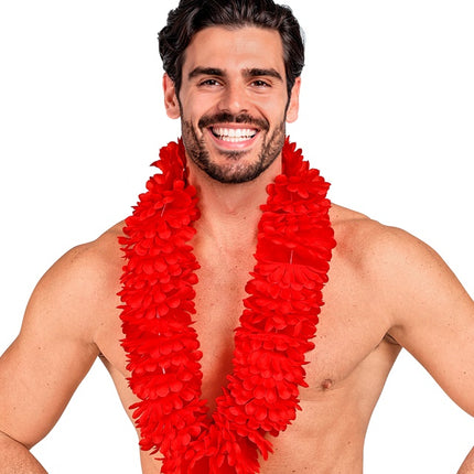 Red Hawaiian Lei