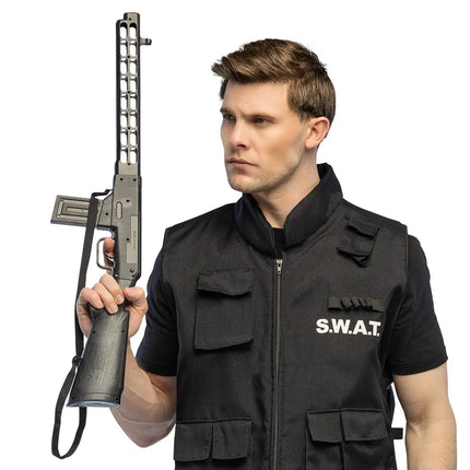 Silver Fake Tactical Pistol