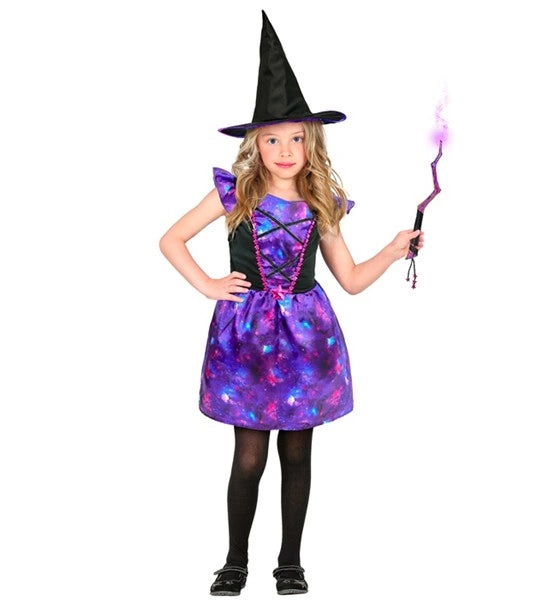 Purple Witch Costume for Kids