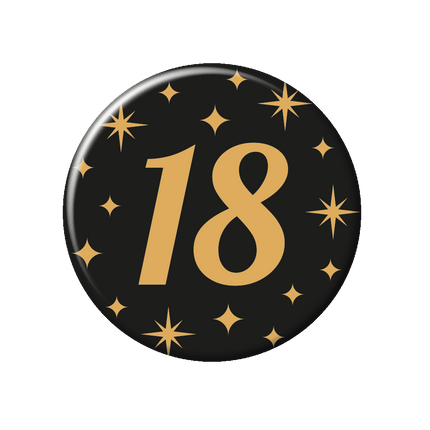18 Jaar Button van Paper Dreams koop je bij Partywinkel