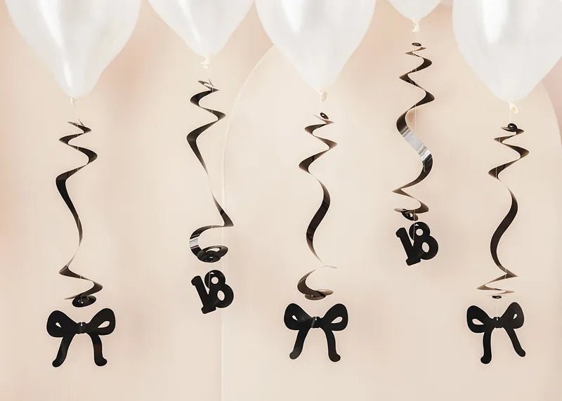 18 Jaar Hangdecoratie 50cm 5st van Partydeco koop je bij Partywinkel