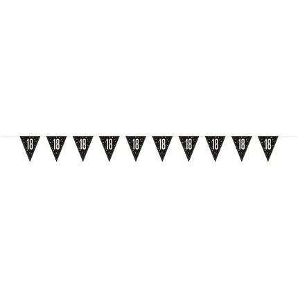 18 Jaar Vlag 2,74m van Unique koop je bij Partywinkel