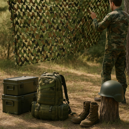 Army Camouflage Fabric, 1.8 m