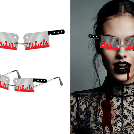 Halloween Glasses Knife