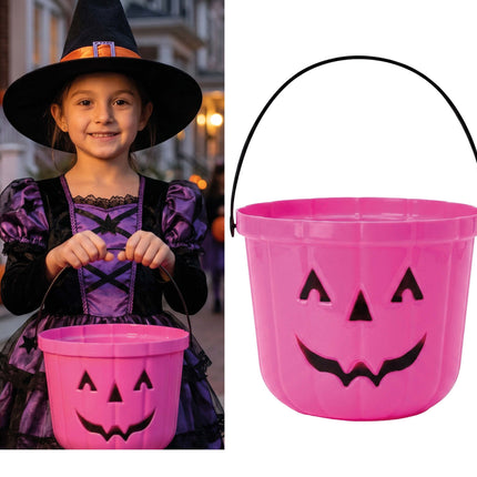 Pink Halloween Bucket