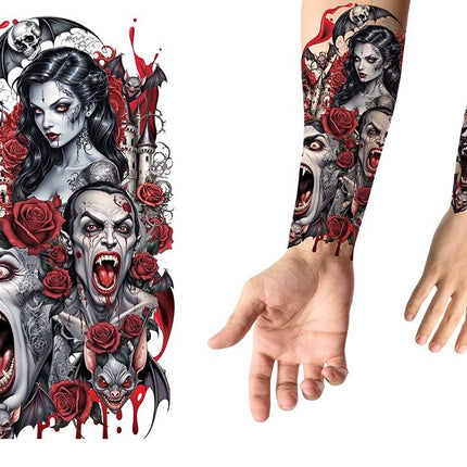 Halloween Fake Vampire Tattoo, 14 cm