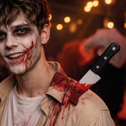 Halloween Fake Knife in the Shoulder