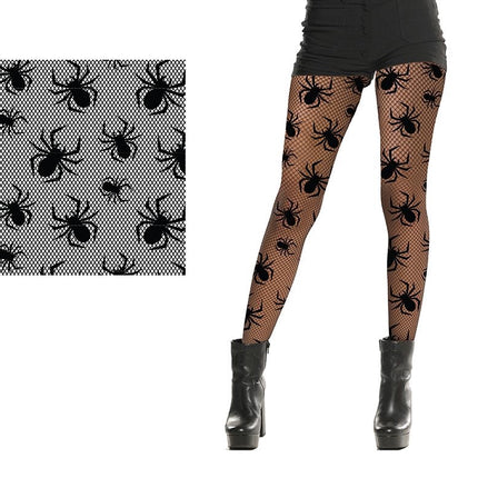 Halloween Black Spider Tights