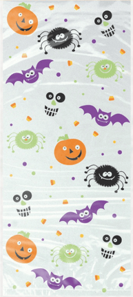 20 SPOOKY SMILES CELLO BAGS van Unique koop je bij Partywinkel