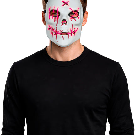 Sinister Halloween Mask with Light