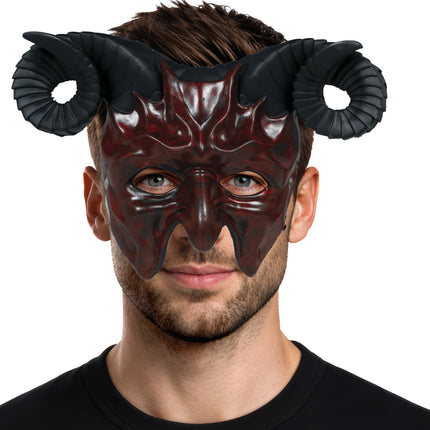 Half-Devil Halloween Mask
