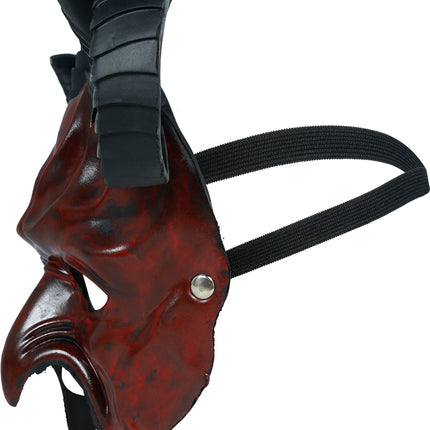 Half-Devil Halloween Mask