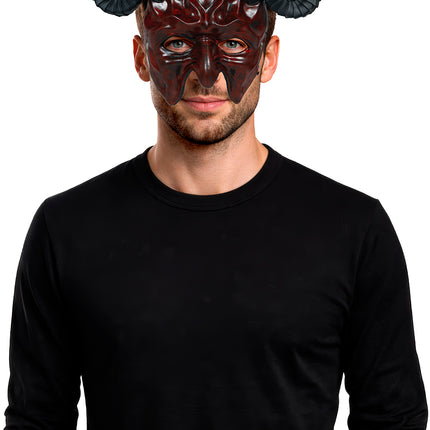 Half-Devil Halloween Mask