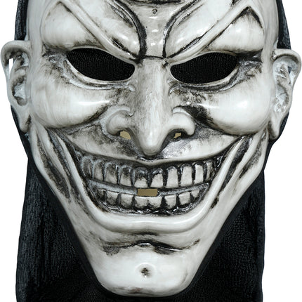 Halloween Mask: Black and White Vampire