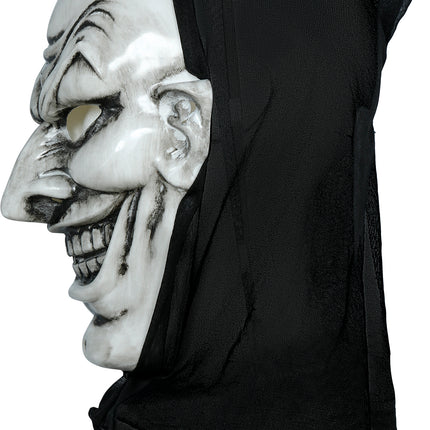 Halloween Mask: Black and White Vampire
