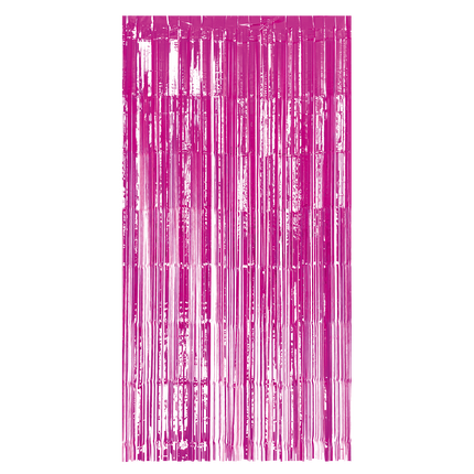 Fuchsia Shiny Door Curtain