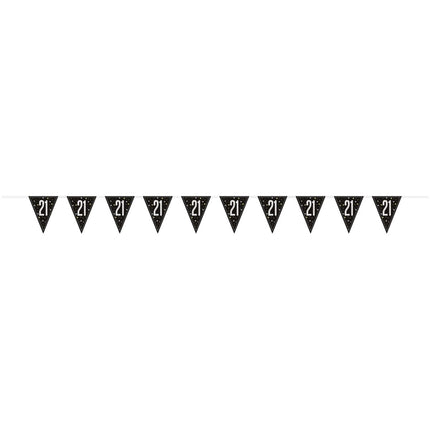 21 Jaar Vlag 2,74m van Unique koop je bij Partywinkel