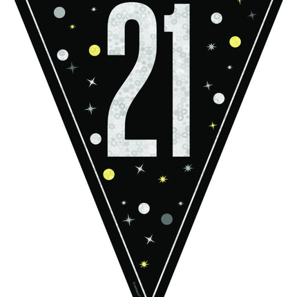 21 Jaar Vlag 2,74m van Unique koop je bij Partywinkel