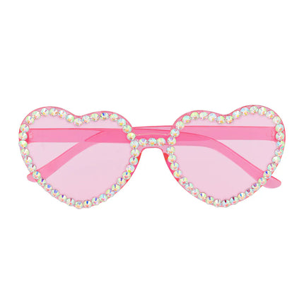 Diamond Heart Party Glasses