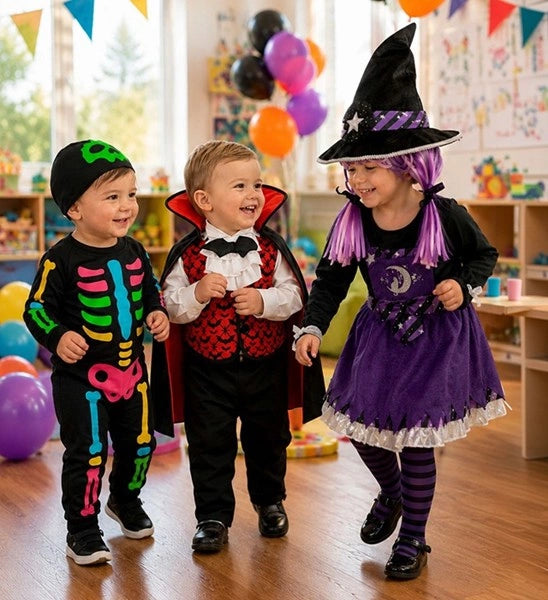 Colored Skeleton Costume for Babies