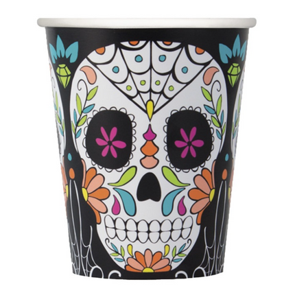 8 SKULL DAY DEAD 9OZ CUP