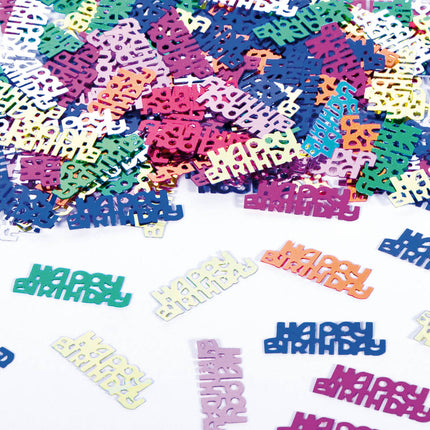 Table Decorations / Decorative Confetti: Happy Birthday