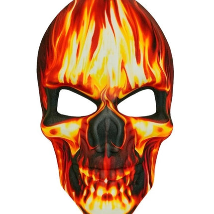 BURNING SKULL MASK - FABRIC