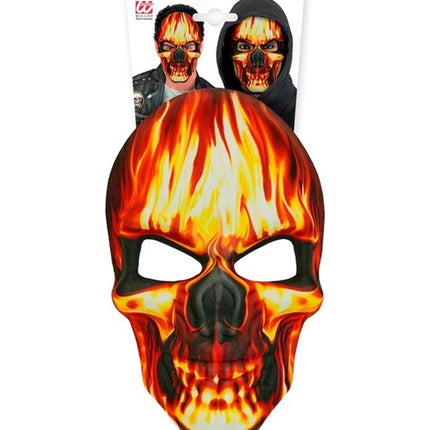 BURNING SKULL MASK - FABRIC