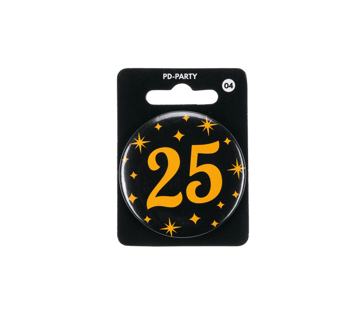 25 Jaar Button van Paper Dreams koop je bij Partywinkel