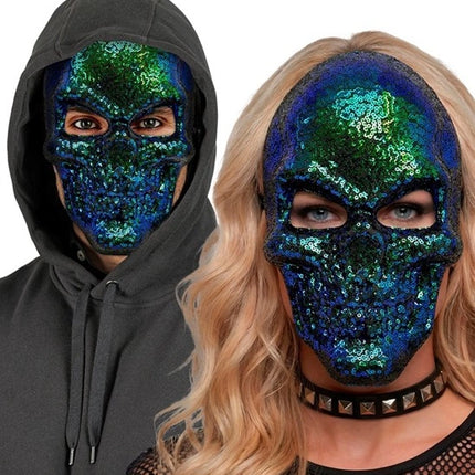 SKULL MASK - SEQUINS