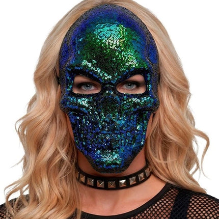 SKULL MASK - SEQUINS