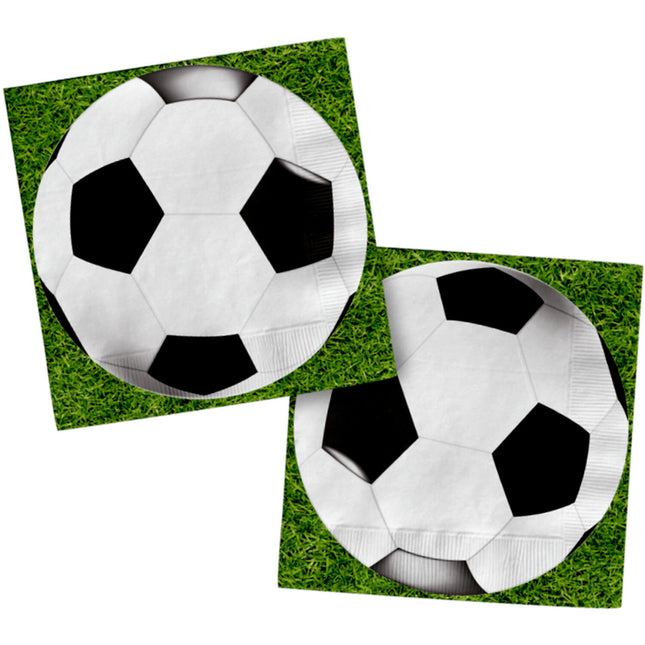 Napkins - soccer - 33 x 33 cm - 20 pieces