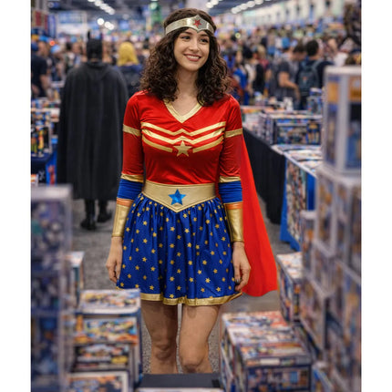 Teen Superheroine Star Costume (Ages 14–16)