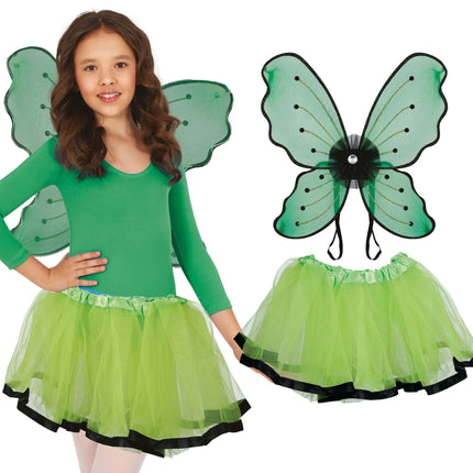 Butterfly Dress Up Set Green Girl 2 Piece