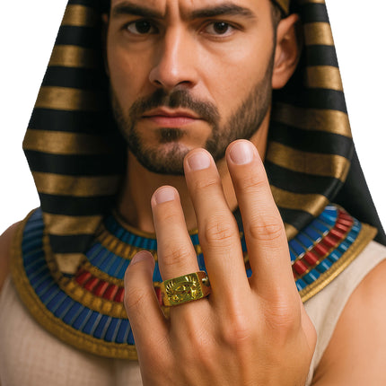 Roman Ring Gold Metal