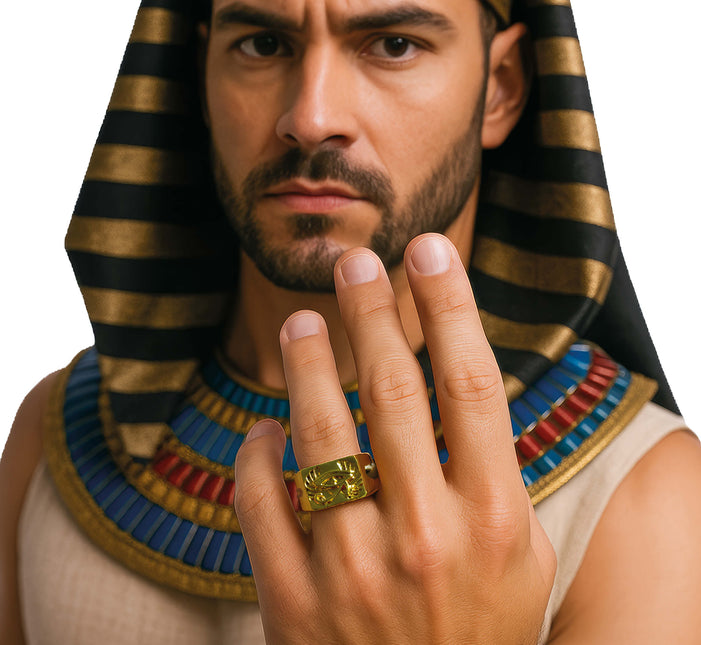 Roman Ring Gold Metal