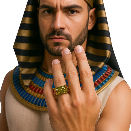 Roman Ring Gold Metal