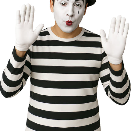 Black White Shirt Men Striped
