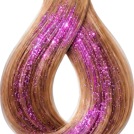 Pink Hair Dye with Glitter