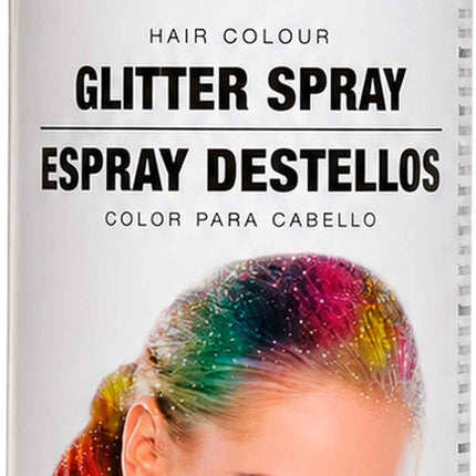Pink Hair Dye with Glitter