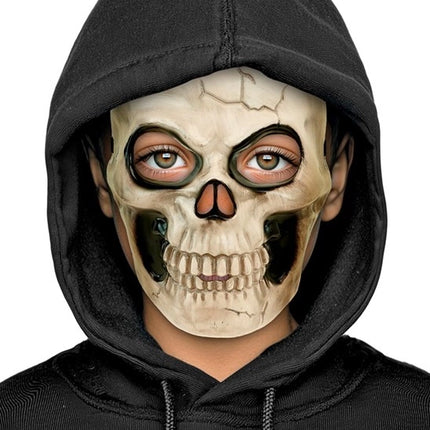 CHILD'S SKULL MASK - PLASTIC
