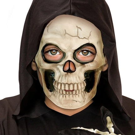 CHILD'S SKULL MASK - PLASTIC
