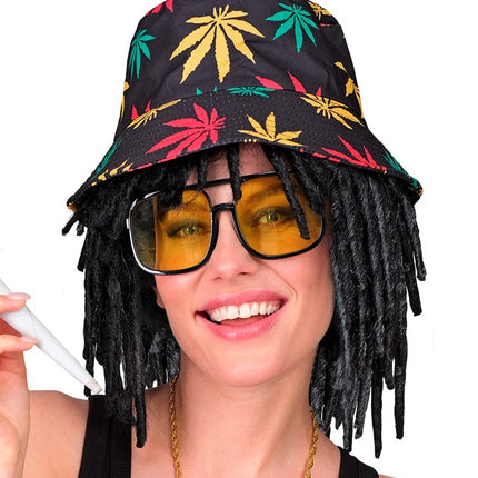 Black Wig with Dreadlocks